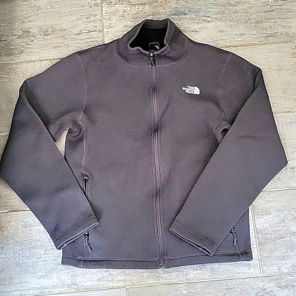 The North face zip-up Jack jacket dark Gray size medium #13